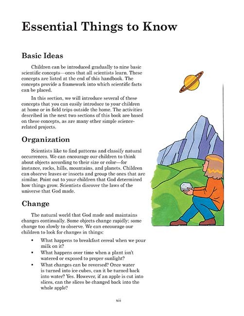 Kindergarten Science for Young Catholics