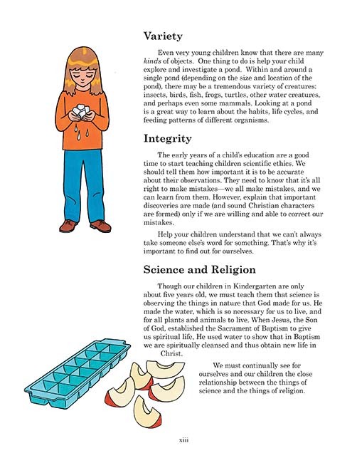 Kindergarten Science for Young Catholics