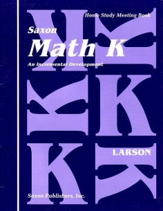 Saxon Math K Meeting Book