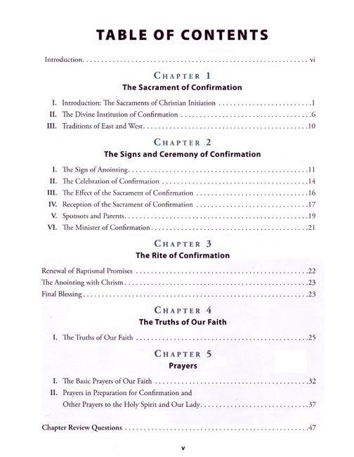 Focus on Confirmation