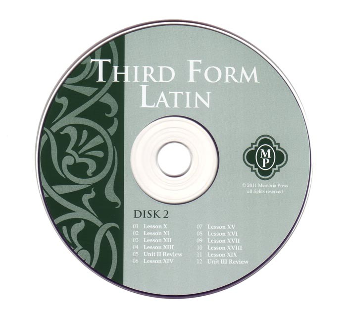 Third Form Latin Pronunciation CD