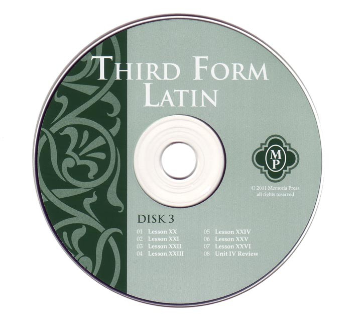 Third Form Latin Pronunciation CD