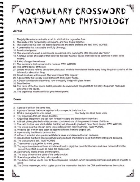 Notebooking Journal - Human Anatomy