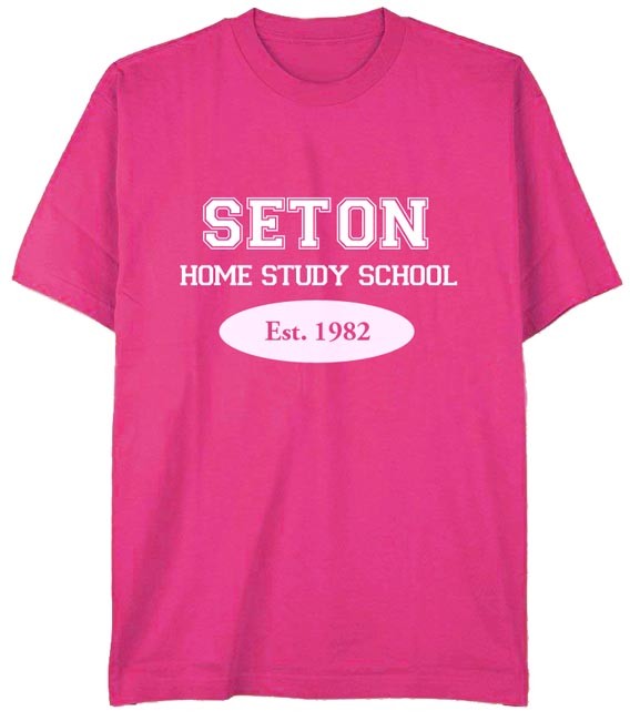 Seton T-Shirt: Est. 1982 Pink - Youth Large