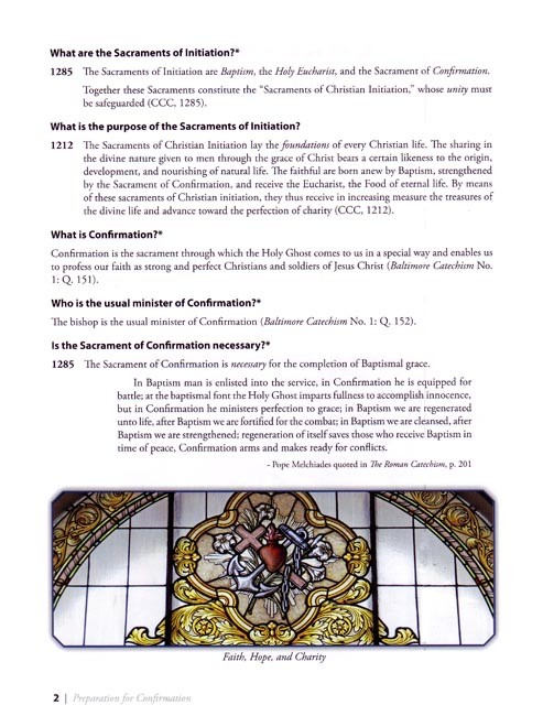 Focus on Confirmation