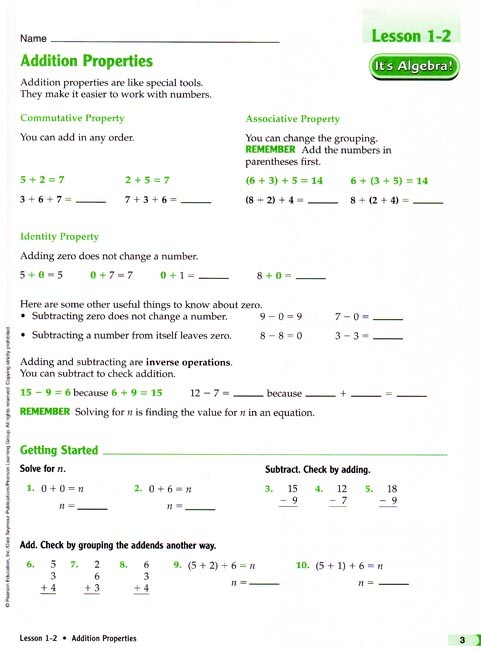MCP Math E  2005 Ed.