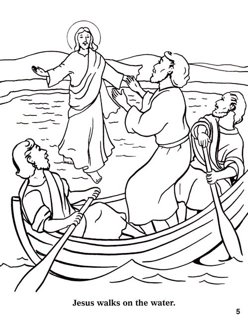 Coloring Book about Jesus