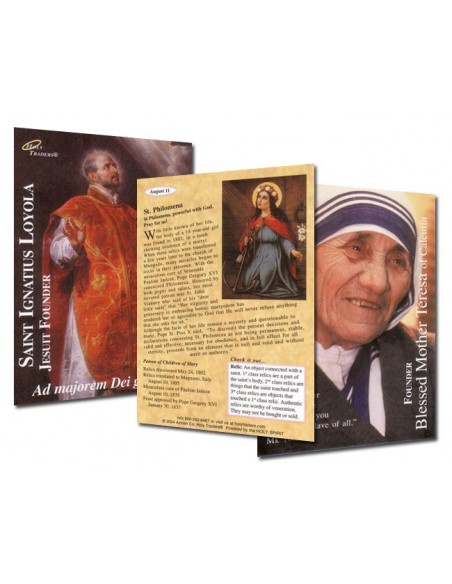 Holy Traders Set No. 4 Saint Trading Cards