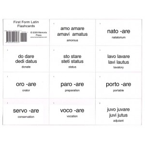 First Form Latin Flashcards