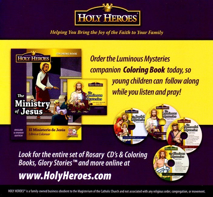 Holy Heroes CD: The Luminous Mysteries
