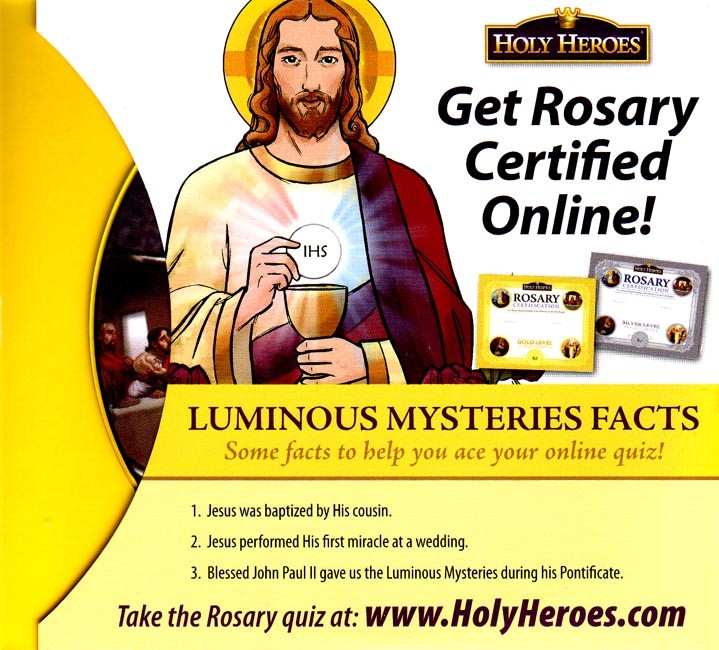 Holy Heroes CD: The Luminous Mysteries