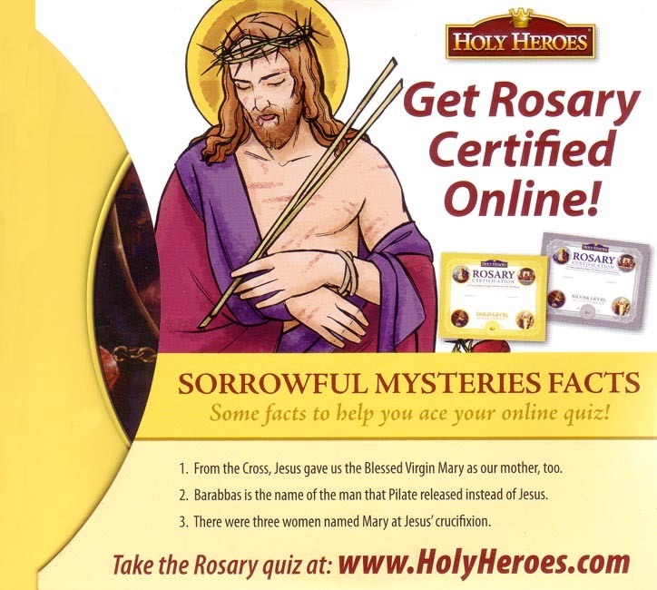 Holy Heroes CD: The Sorrowful Mysteries