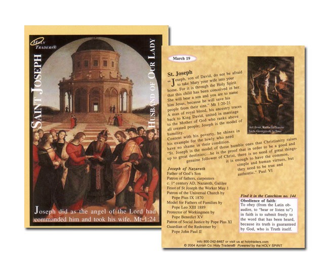 Holy Traders Set No. 4 Saint Trading Cards