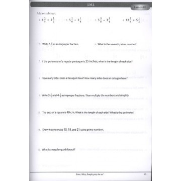 Math 7 Practice Problems Workbook