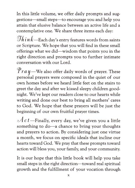 Small Steps for Catholic Moms