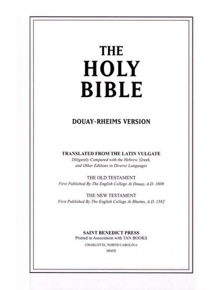 Douay-Rheims Quality Paperback Bible