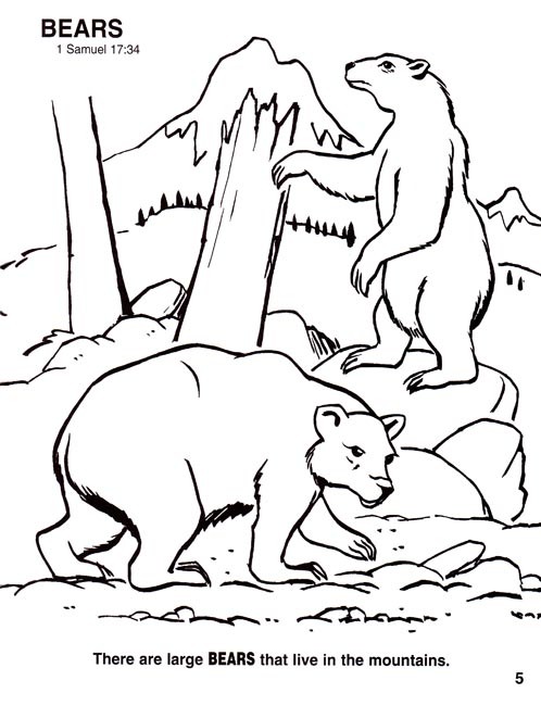 Animals of the Bible Coloring Book
