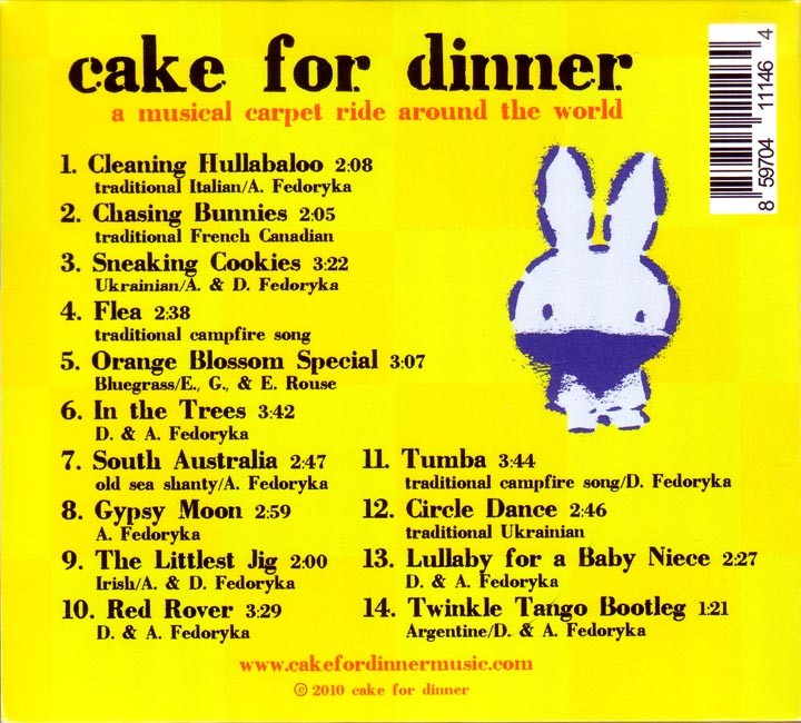 Cake for Dinner (Children's CD)