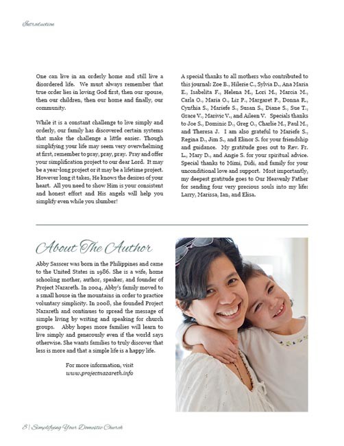 Simplifying Your Domestic Church