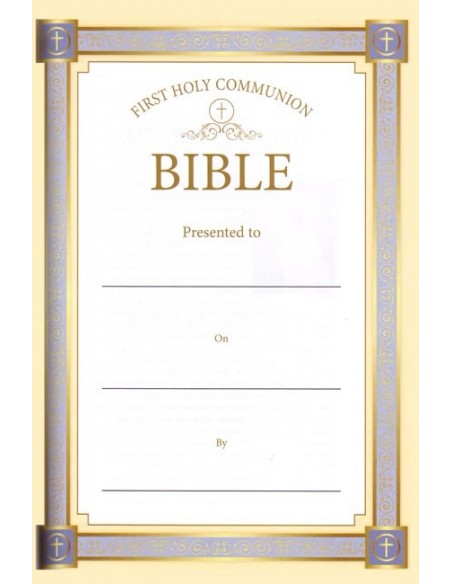 First Communion Gift Bible - Douay Rheims