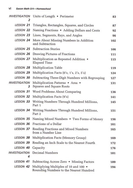 Saxon 54 (Homeschool, 3rd edition) Text