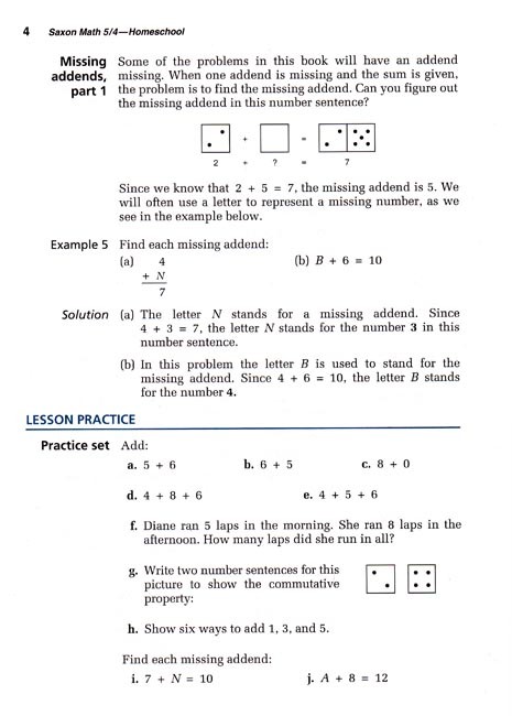 Saxon 54 (Homeschool, 3rd edition) Text