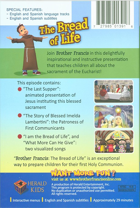 Brother Francis DVD: The Bread of Life