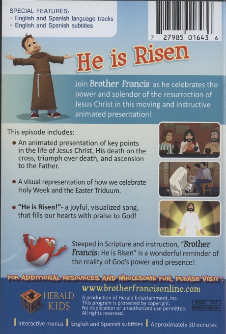 Brother Francis DVD: He is Risen