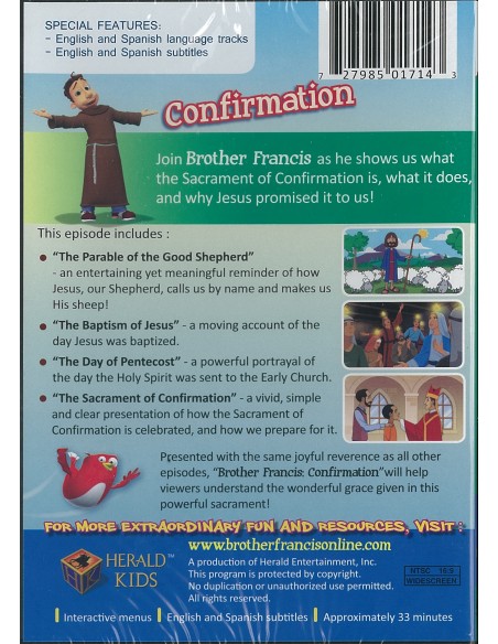 Brother Francis DVD: Confirmation