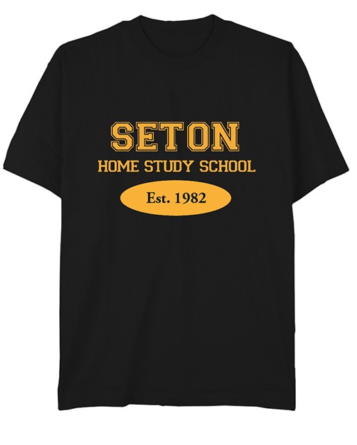 Seton T-Shirt: Est. 1982 Black - Youth Large