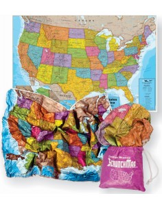 ScrunchMap of the United States