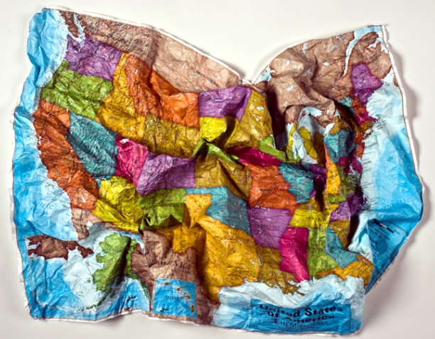 ScrunchMap of the United States