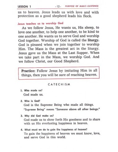 Baltimore Catechism No. 1 (Grades 4-5)