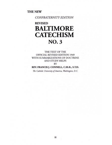 Baltimore Catechism No. 3 (Grade 9)