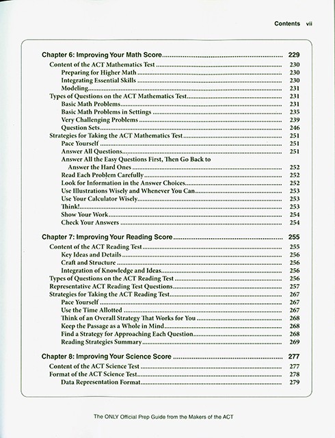 The Official ACT Prep Guide