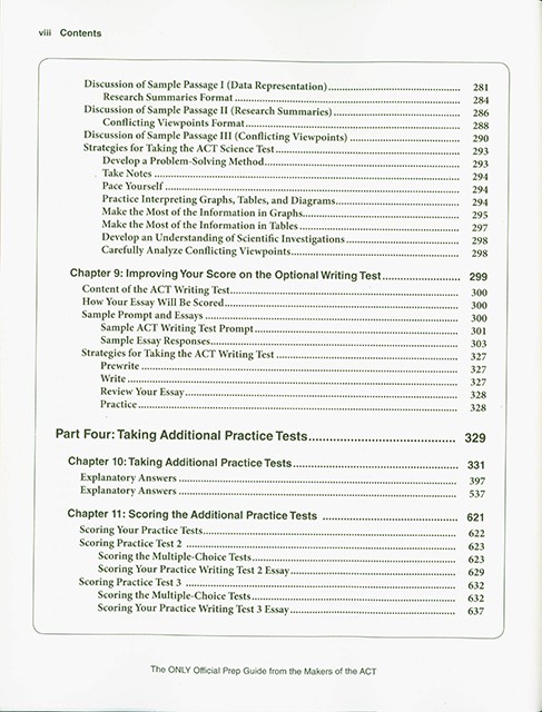 The Official ACT Prep Guide