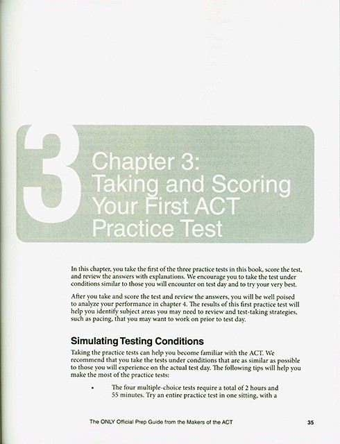 The Official ACT Prep Guide
