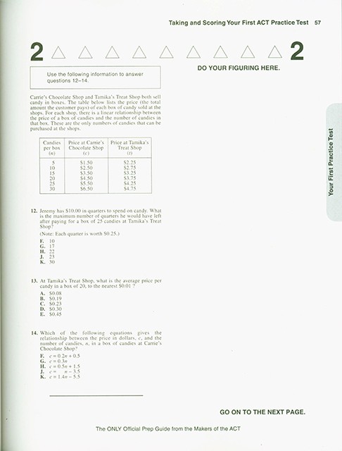 The Official ACT Prep Guide