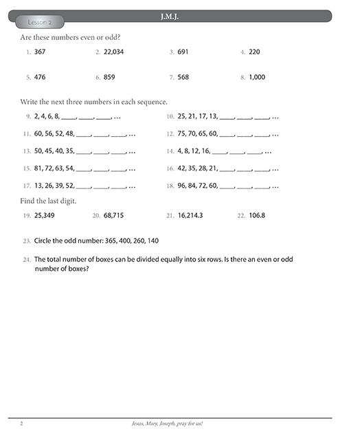 Math 6 Practice Problems Workbook