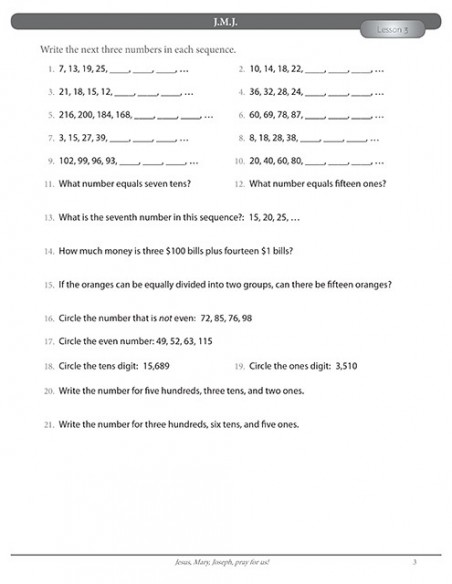 Math 6 Practice Problems Workbook