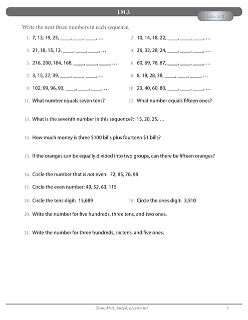 Math 6 Practice Problems Workbook
