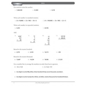 Math 8 Practice Problems Workbook