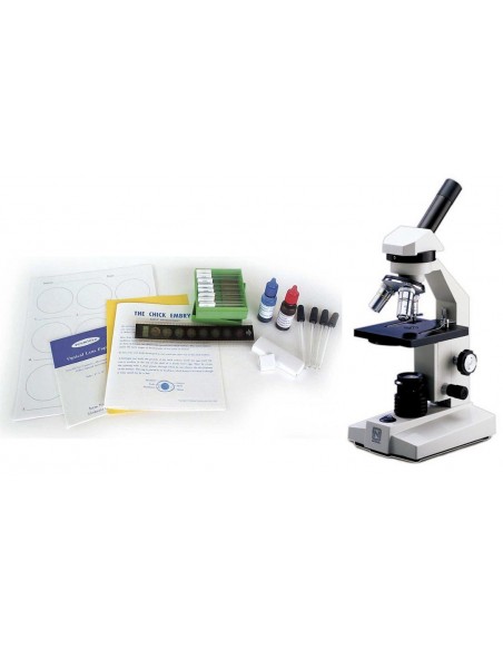 Biology Lab set w/ Slides and Microscope