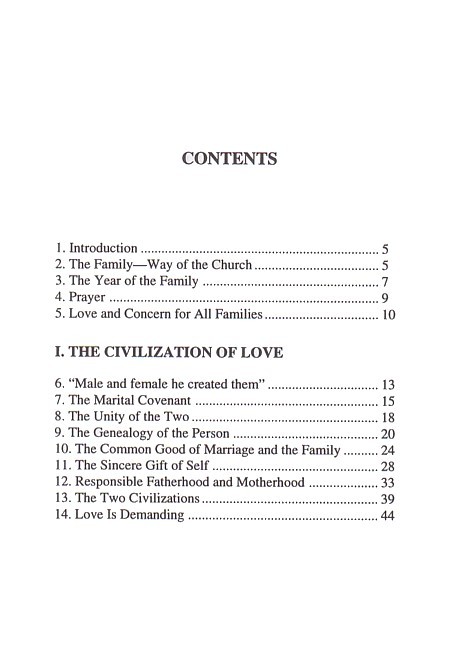 Letter to Families (Papal Document)