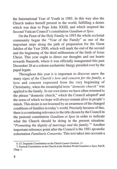 Letter to Families (Papal Document)