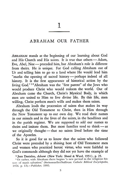 Saints and Our Children, The