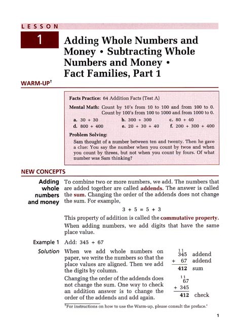 Saxon 76 (Homeschool, 4th edition) Text