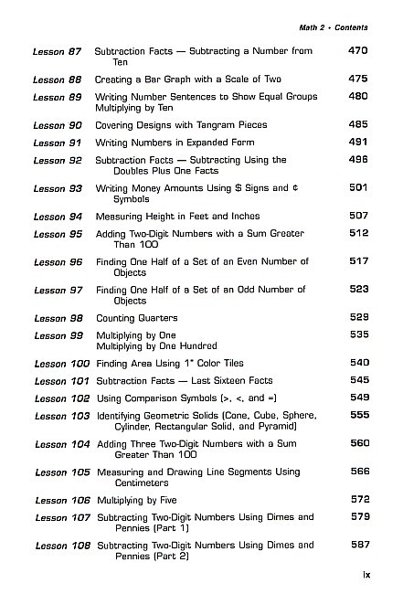 Saxon Math 2 Teacher's Manual