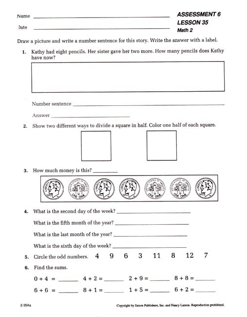 Saxon Math 2 Teacher's Manual