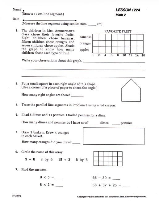 Saxon Math 2 Teacher's Manual